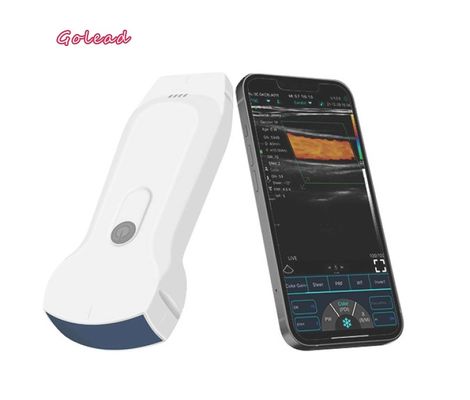 주문 듀얼 헤드 IOS 128 요소 무선 전신 초음파 프로브 PW 화면 표시 방식 online manufacture